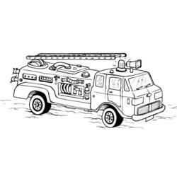 Coloring page: Firetruck (Transportation) #135789 - Printable coloring pages