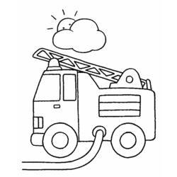 Coloring page: Firetruck (Transportation) #135790 - Printable coloring pages