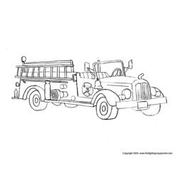 Coloring page: Firetruck (Transportation) #135819 - Free Printable Coloring Pages
