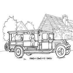 Coloring page: Firetruck (Transportation) #135835 - Free Printable Coloring Pages