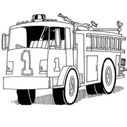 Coloring page: Firetruck (Transportation) #135849 - Free Printable Coloring Pages