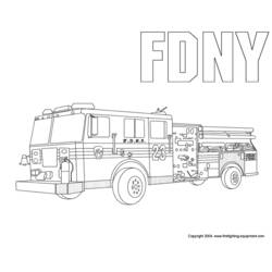 Coloring page: Firetruck (Transportation) #135869 - Free Printable Coloring Pages