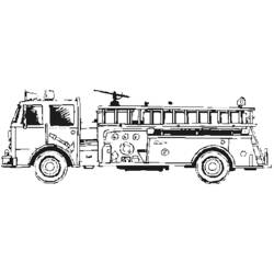 Coloring page: Firetruck (Transportation) #135896 - Free Printable Coloring Pages