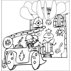 Coloring page: Firetruck (Transportation) #135922 - Free Printable Coloring Pages