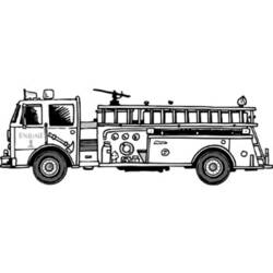 Coloring page: Firetruck (Transportation) #135978 - Printable coloring pages