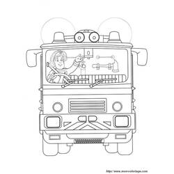 Coloring page: Firetruck (Transportation) #136010 - Free Printable Coloring Pages