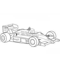 Coloring page: Formula 1 (Transportation) #197667 - Free Printable Coloring Pages