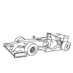 Coloring page: Formula 1 (Transportation) #197668 - Free Printable Coloring Pages