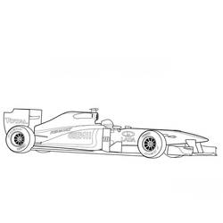 Coloring page: Formula 1 (Transportation) #197671 - Free Printable Coloring Pages