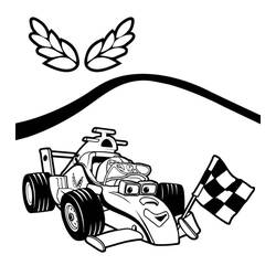 Coloring page: Formula 1 (Transportation) #197674 - Free Printable Coloring Pages