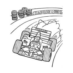 Coloring page: Formula 1 (Transportation) #197679 - Free Printable Coloring Pages