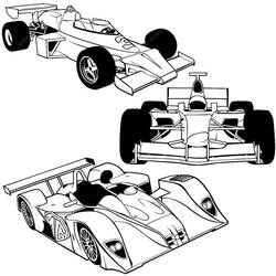 Coloring page: Formula 1 (Transportation) #197684 - Free Printable Coloring Pages