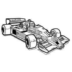 Coloring page: Formula 1 (Transportation) #197688 - Free Printable Coloring Pages