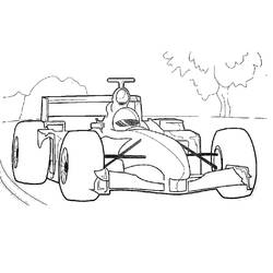 Coloring page: Formula 1 (Transportation) #197690 - Free Printable Coloring Pages