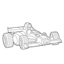 Coloring page: Formula 1 (Transportation) #197691 - Free Printable Coloring Pages