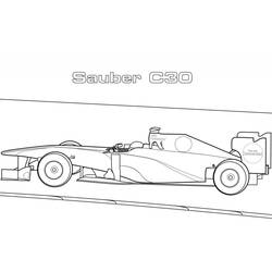 Coloring page: Formula 1 (Transportation) #197695 - Free Printable Coloring Pages