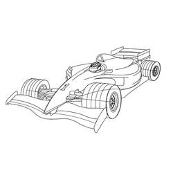 Coloring page: Formula 1 (Transportation) #197700 - Free Printable Coloring Pages