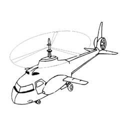 Coloring page: Helicopter (Transportation) #136033 - Free Printable Coloring Pages