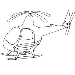 Coloring page: Helicopter (Transportation) #136036 - Free Printable Coloring Pages