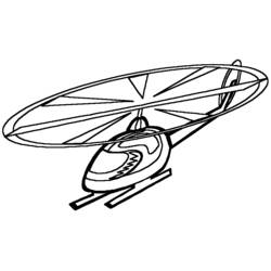 Coloring page: Helicopter (Transportation) #136039 - Free Printable Coloring Pages