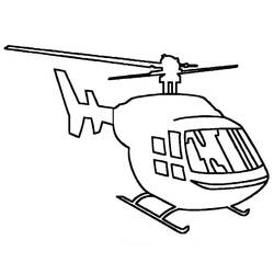 Coloring page: Helicopter (Transportation) #136042 - Free Printable Coloring Pages