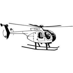 Coloring page: Helicopter (Transportation) #136047 - Printable coloring pages