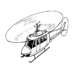 Coloring page: Helicopter (Transportation) #136050 - Free Printable Coloring Pages