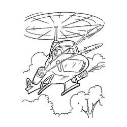Coloring page: Helicopter (Transportation) #136052 - Free Printable Coloring Pages