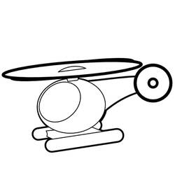 Coloring page: Helicopter (Transportation) #136057 - Free Printable Coloring Pages