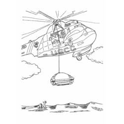 Coloring page: Helicopter (Transportation) #136069 - Free Printable Coloring Pages