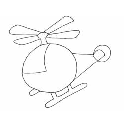 Coloring page: Helicopter (Transportation) #136073 - Free Printable Coloring Pages