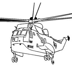 Coloring page: Helicopter (Transportation) #136078 - Free Printable Coloring Pages
