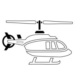 Coloring page: Helicopter (Transportation) #136089 - Free Printable Coloring Pages