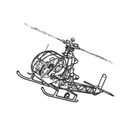 Coloring page: Helicopter (Transportation) #136093 - Free Printable Coloring Pages