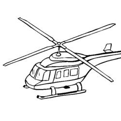 Coloring page: Helicopter (Transportation) #136098 - Free Printable Coloring Pages