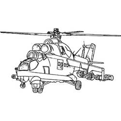 Coloring page: Helicopter (Transportation) #136102 - Printable coloring pages
