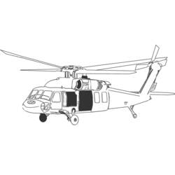 Coloring page: Helicopter (Transportation) #136103 - Printable coloring pages