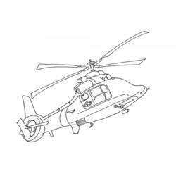 Coloring page: Helicopter (Transportation) #136114 - Free Printable Coloring Pages