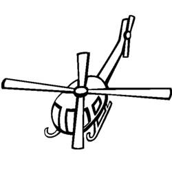 Coloring page: Helicopter (Transportation) #136136 - Free Printable Coloring Pages