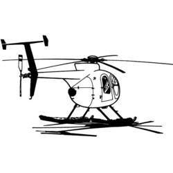 Coloring page: Helicopter (Transportation) #136139 - Free Printable Coloring Pages