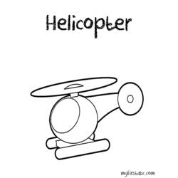 Coloring page: Helicopter (Transportation) #136140 - Free Printable Coloring Pages
