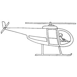 Coloring page: Helicopter (Transportation) #136168 - Free Printable Coloring Pages