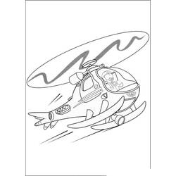 Coloring page: Helicopter (Transportation) #136191 - Free Printable Coloring Pages