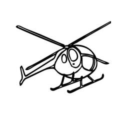 Coloring page: Helicopter (Transportation) #136213 - Free Printable Coloring Pages