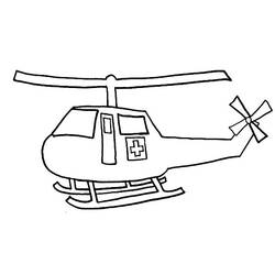 Coloring page: Helicopter (Transportation) #136219 - Free Printable Coloring Pages