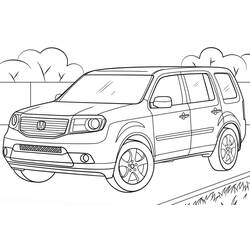 Coloring page: Honda (Transportation) #204968 - Free Printable Coloring Pages