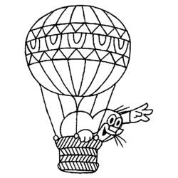 Coloring page: Hot air balloon (Transportation) #134594 - Free Printable Coloring Pages