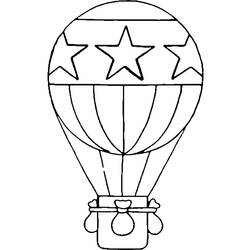 Coloring page: Hot air balloon (Transportation) #134596 - Free Printable Coloring Pages
