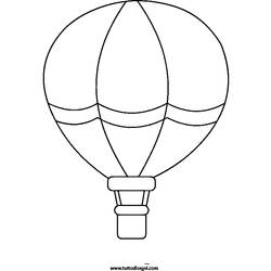Coloring page: Hot air balloon (Transportation) #134605 - Printable coloring pages