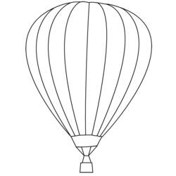 Coloring page: Hot air balloon (Transportation) #134617 - Printable coloring pages